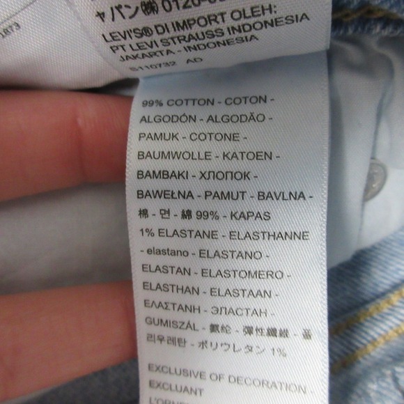 Levi's 70s High Flare Jeans Women 27 Blue Denim Cotton Distressed Vtg Retro 748 - Picture 8 of 15